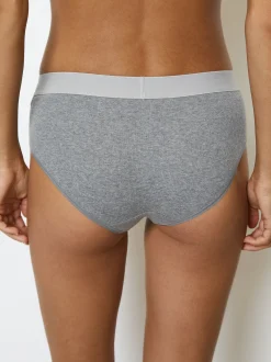 Marc O'Polo Damen Hipster - Iconic Rib in grau