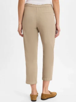 Marc O'Polo Damen Hose mit Leinenanteil in beige