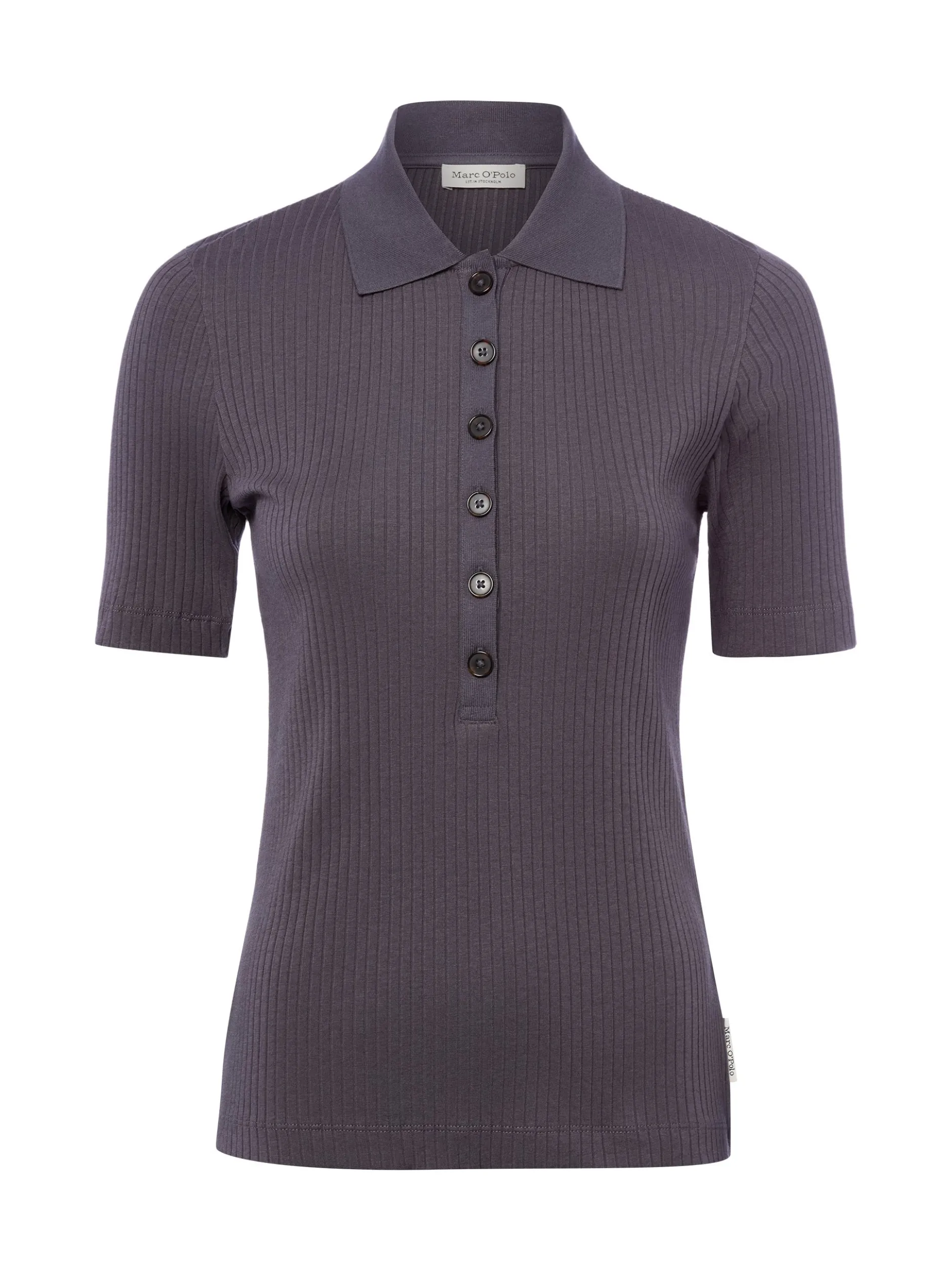Marc O'Polo Damen Poloshirt in anthrazit