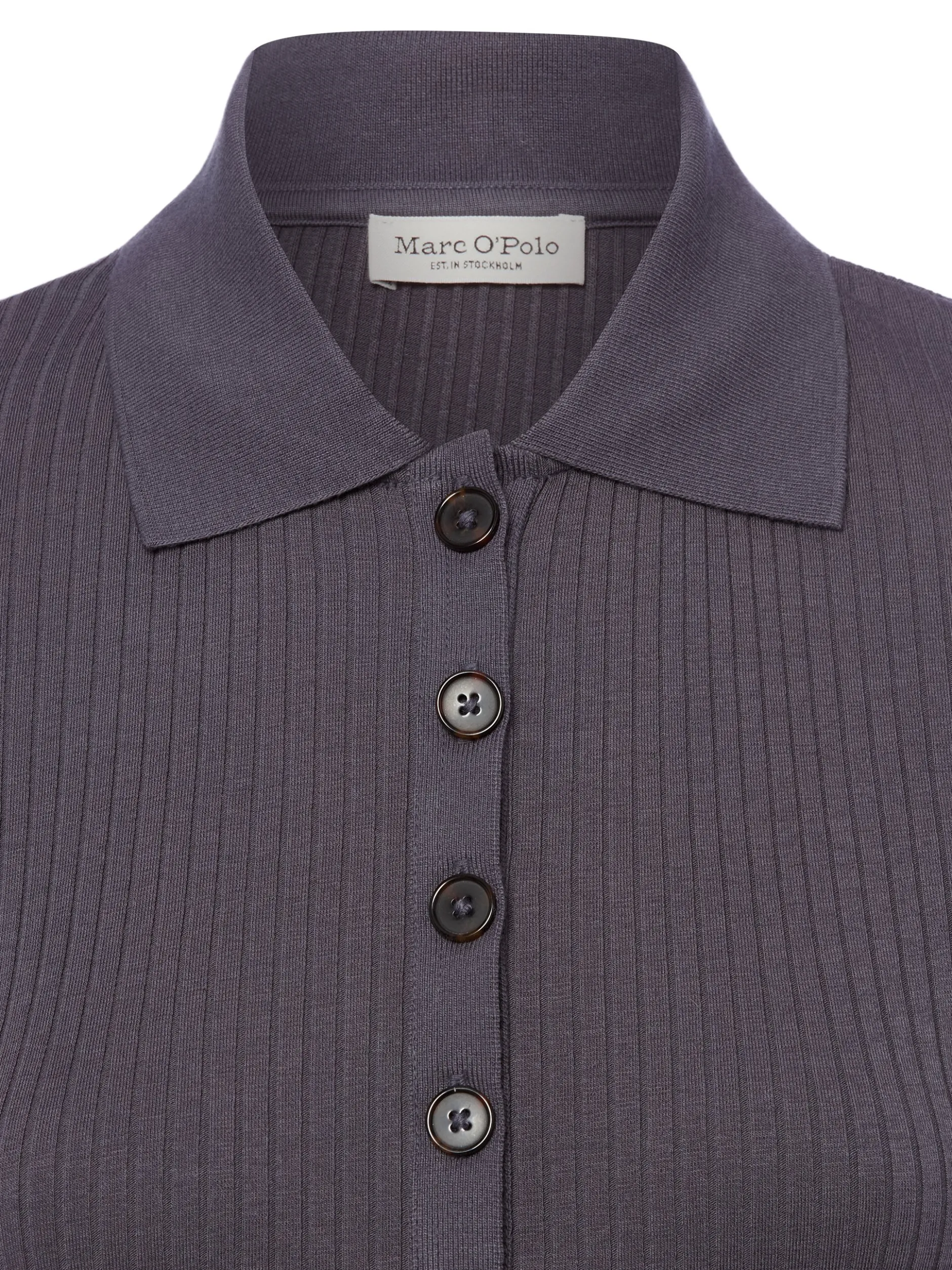 Marc O'Polo Damen Poloshirt in anthrazit