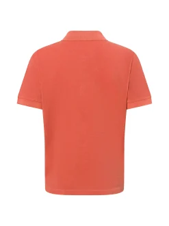 Marc O'Polo Damen Poloshirt in koralle - Ärmel: kurzarm
