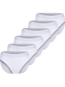 Marc O'Polo Damen Slip 6er Pack in weiß