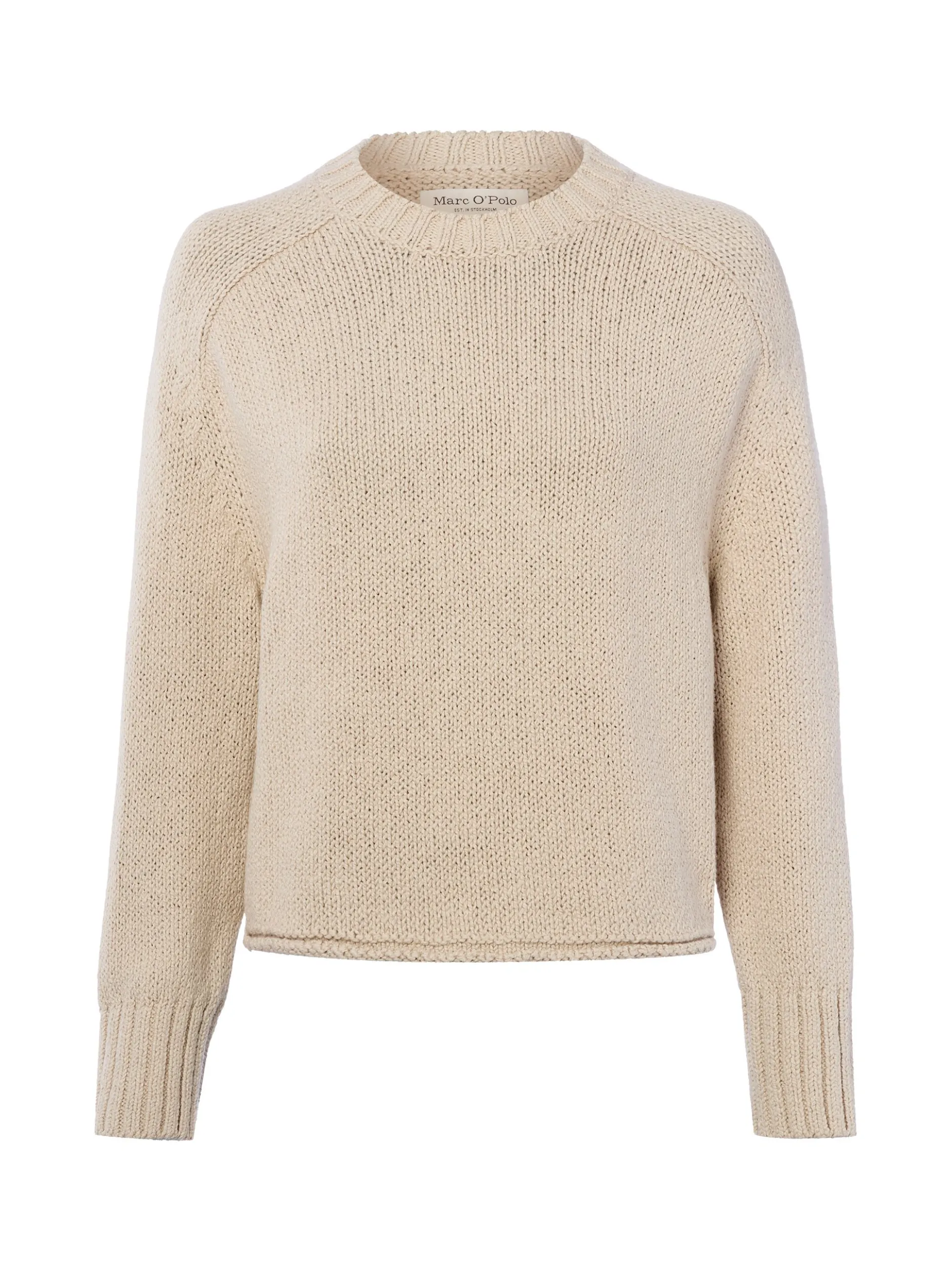 Marc O'Polo Damen Strickpullover in beige