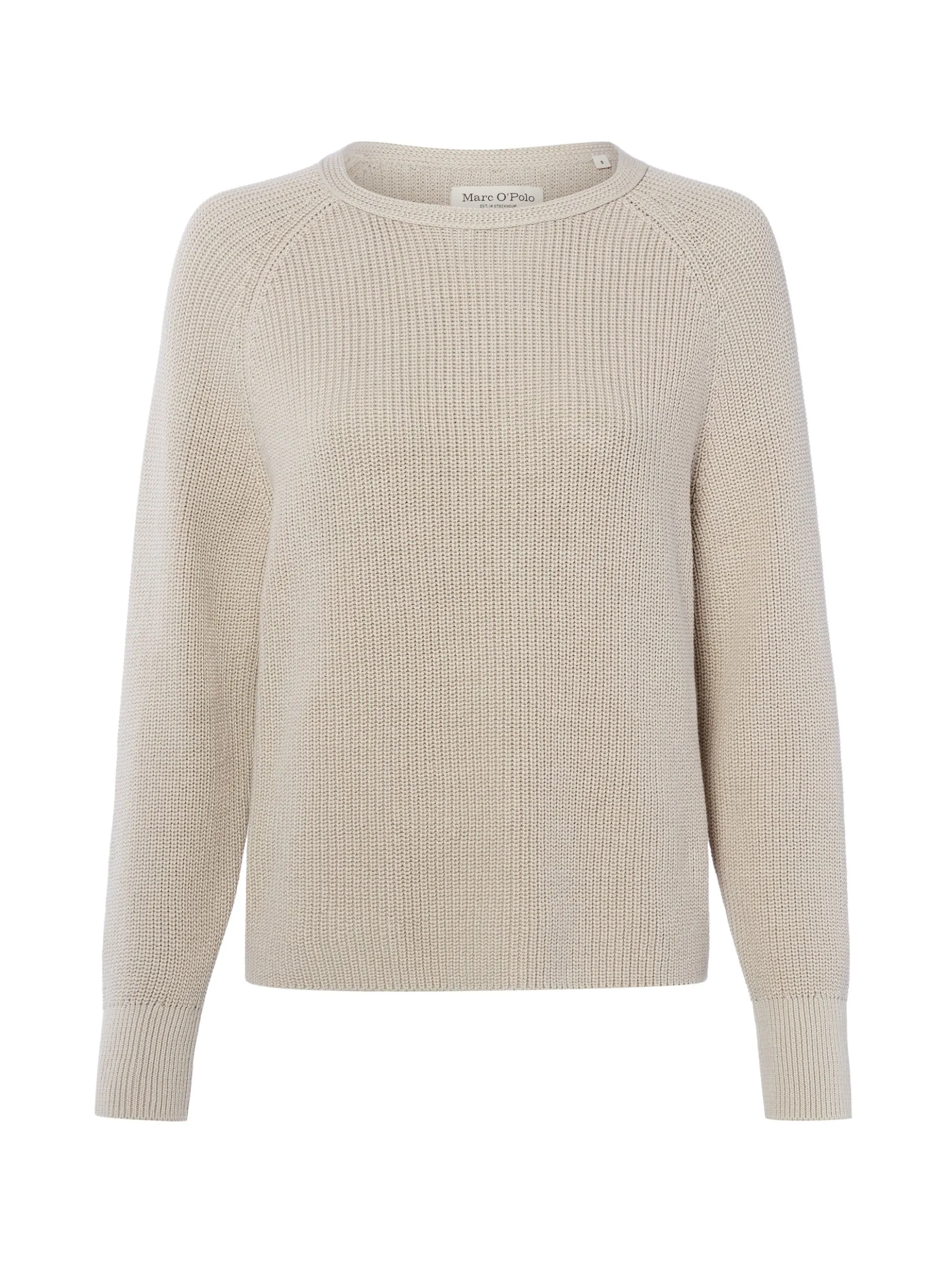 Marc O'Polo Damen Strickpullover in hellgrau