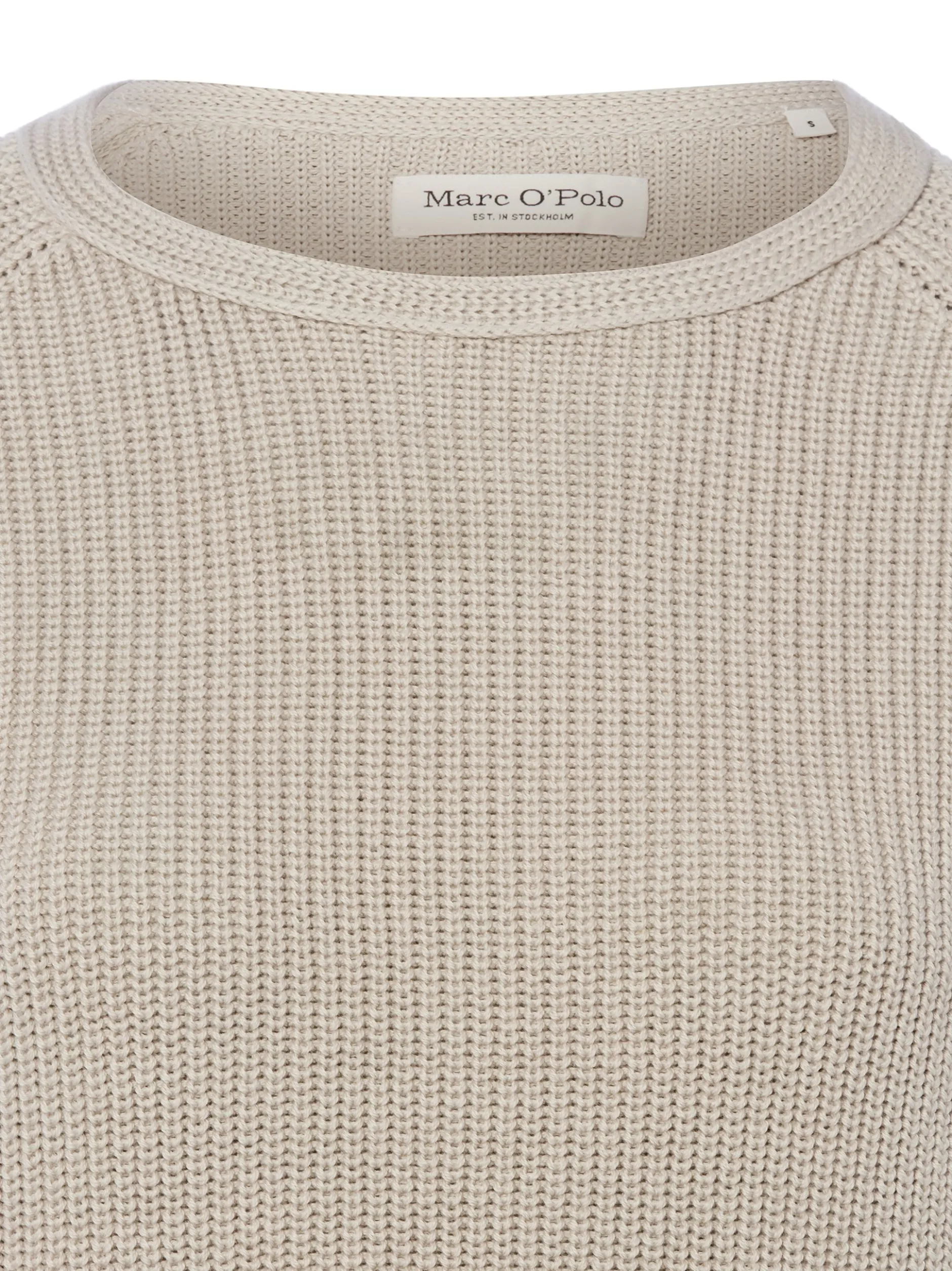 Marc O'Polo Damen Strickpullover in hellgrau