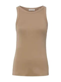 Marc O'Polo Damen Tanktop in braun - Ärmel: ohne Arm