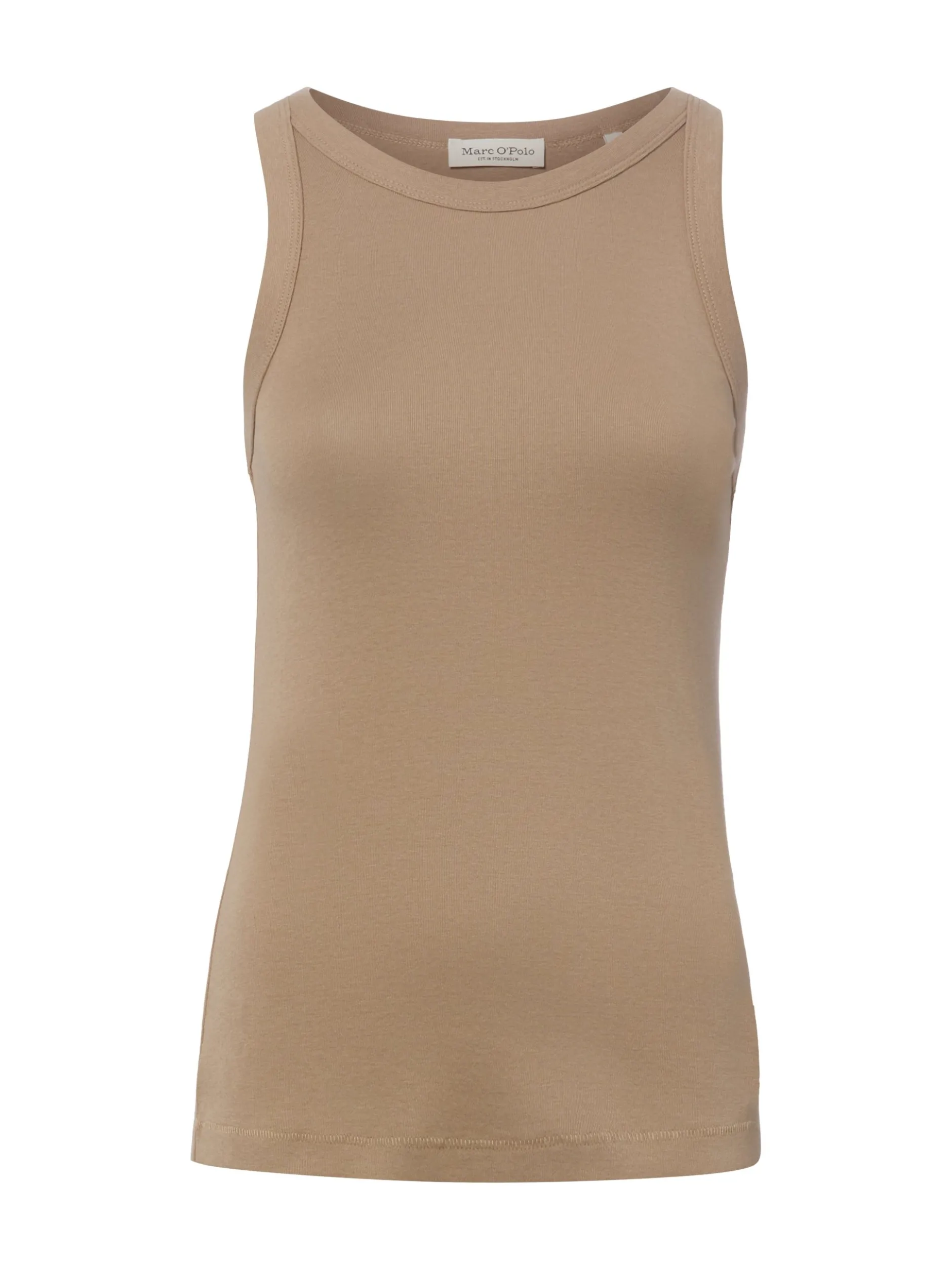 Marc O'Polo Damen Tanktop in braun - Ärmel: ohne Arm
