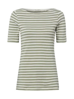 Marc O'Polo Damen T-Shirt in oliv grün - Ärmel: kurzarm