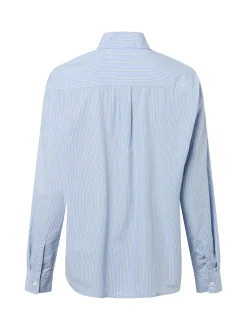 Marc O'Polo Denim Damen Hemdbluse in hellblau weiß