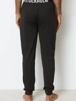 Marc O'Polo Herren Jogginghose - Mix & Match Cotton in schwarz