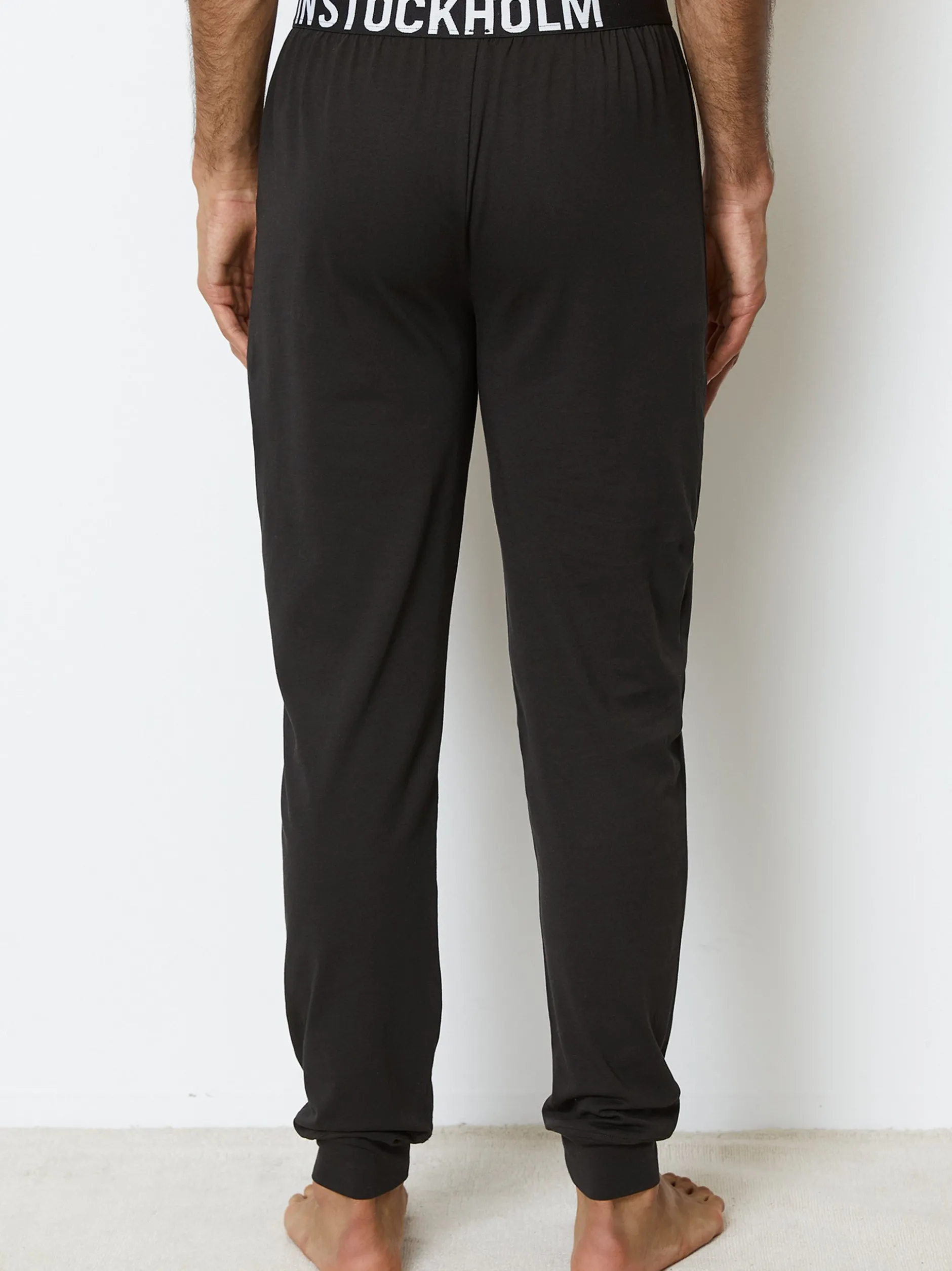 Marc O'Polo Herren Jogginghose - Mix & Match Cotton in schwarz