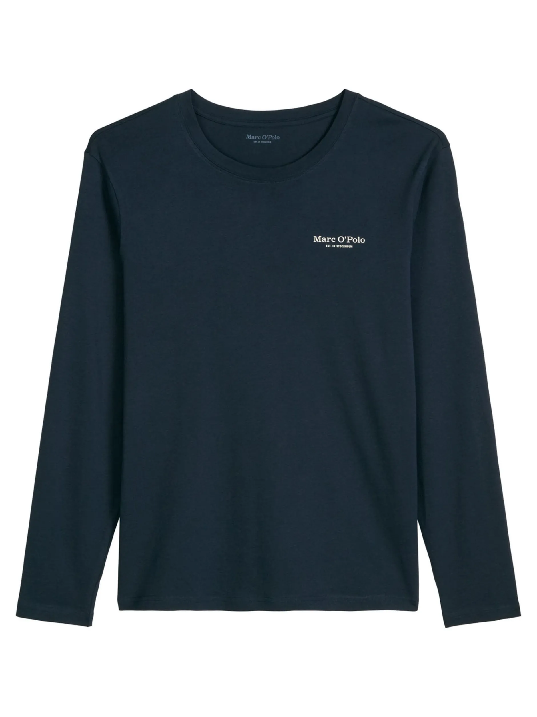 Marc O'Polo Herren Longsleeve - Mix N Match in blau