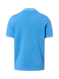 Marc O'Polo Herren Poloshirt in blau - Ärmel: kurzarm