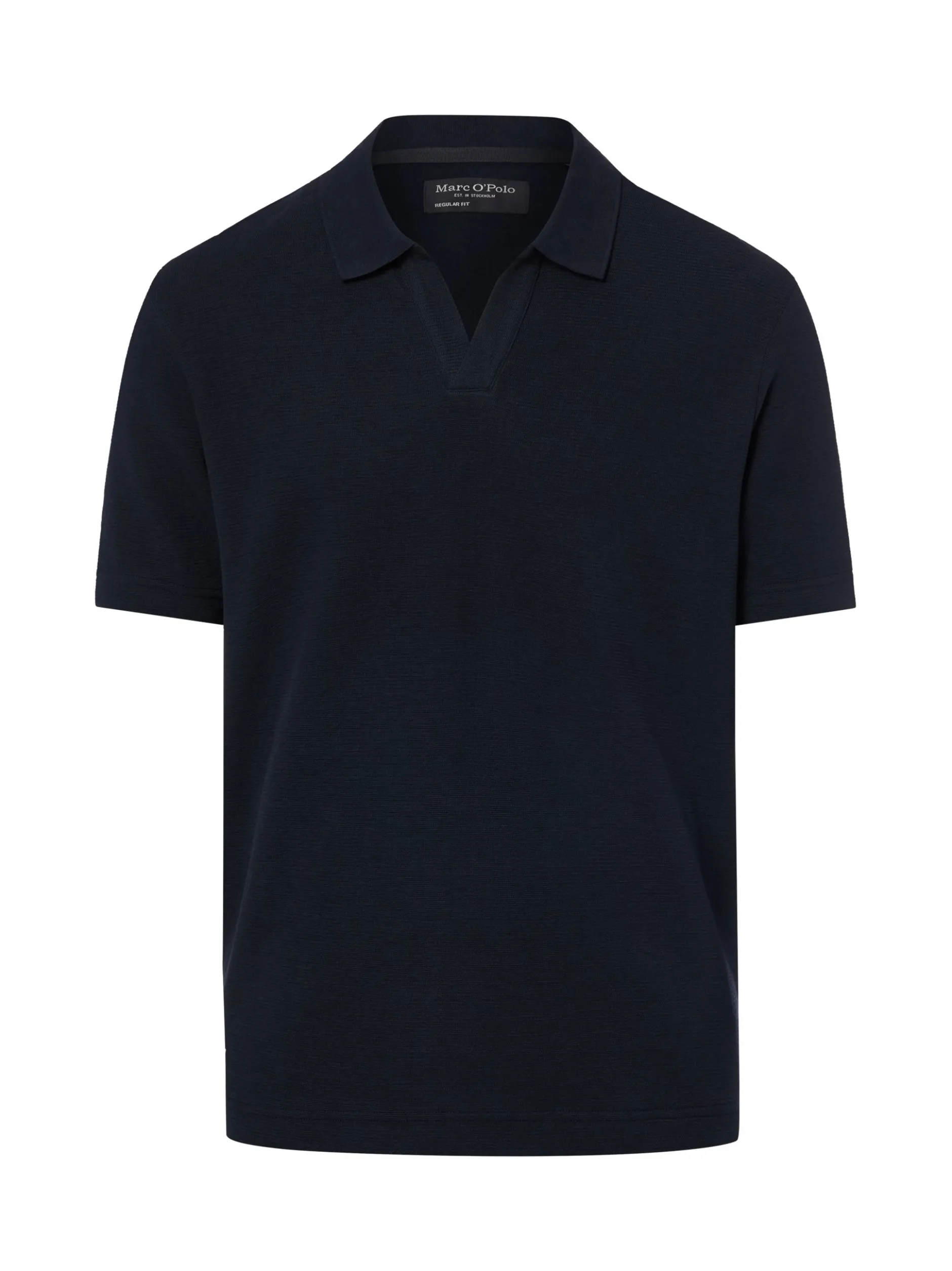 Marc O'Polo Herren Poloshirt in marine - Ärmel: kurzarm