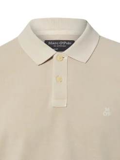 Marc O'Polo Herren Poloshirt in melange - Ärmel: kurzarm