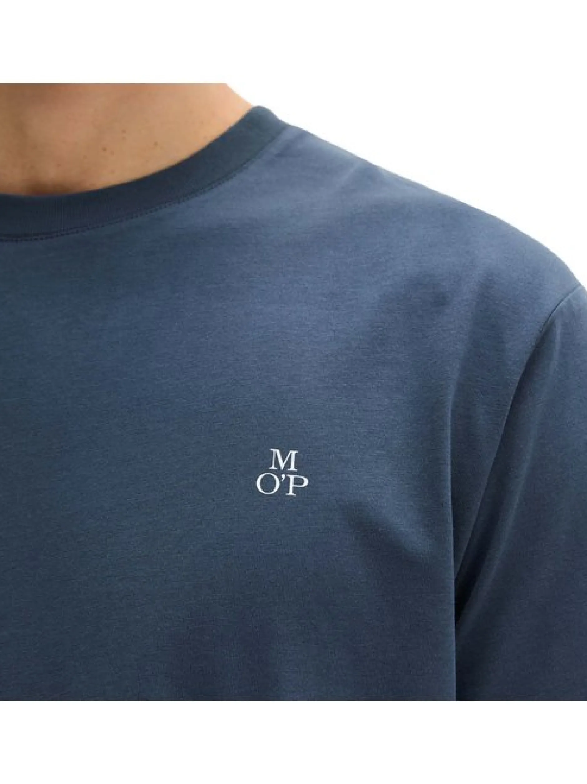 Marc O'Polo Herren T-Shirt 1er Pack in grau