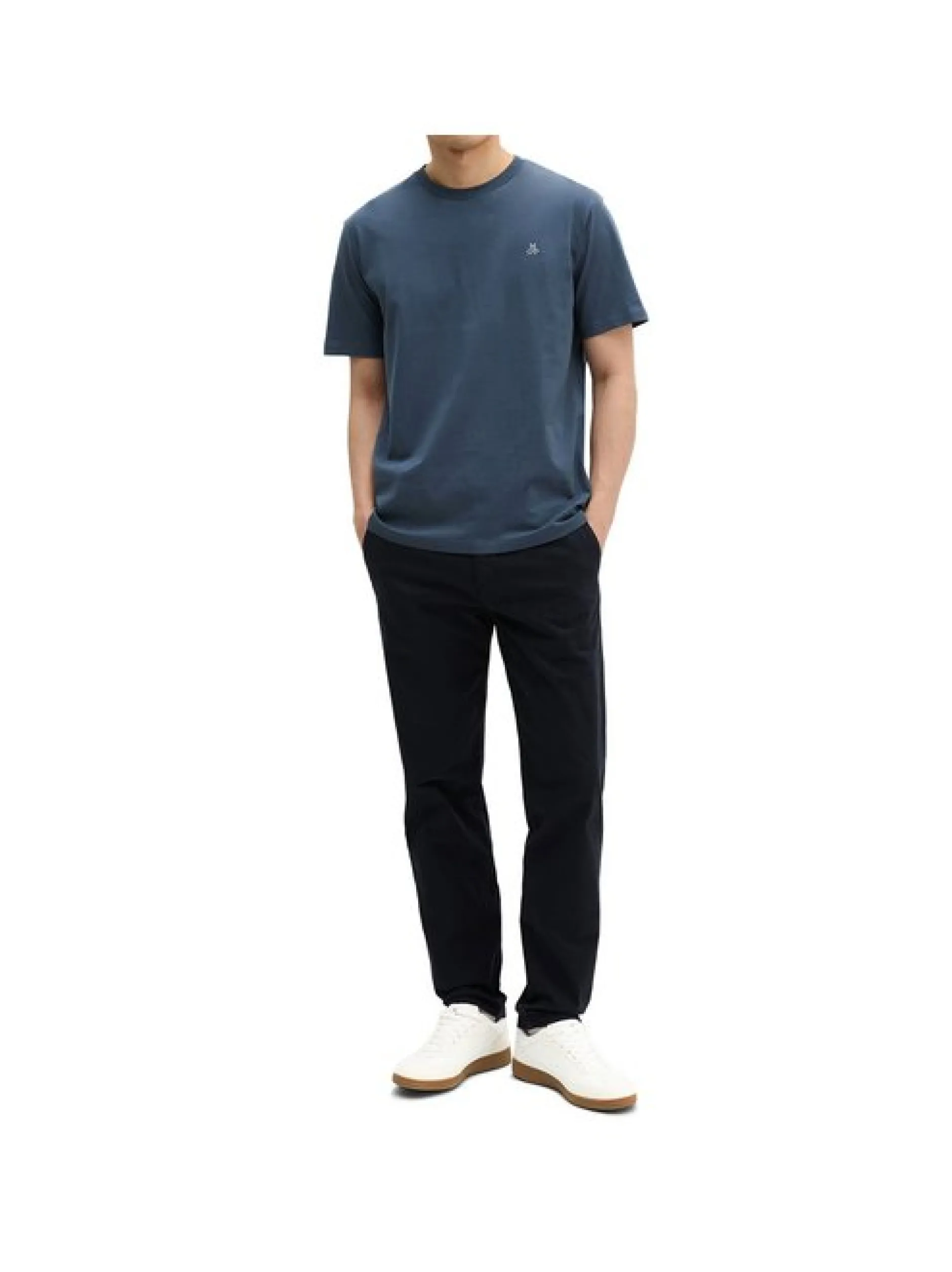 Marc O'Polo Herren T-Shirt 1er Pack in grau