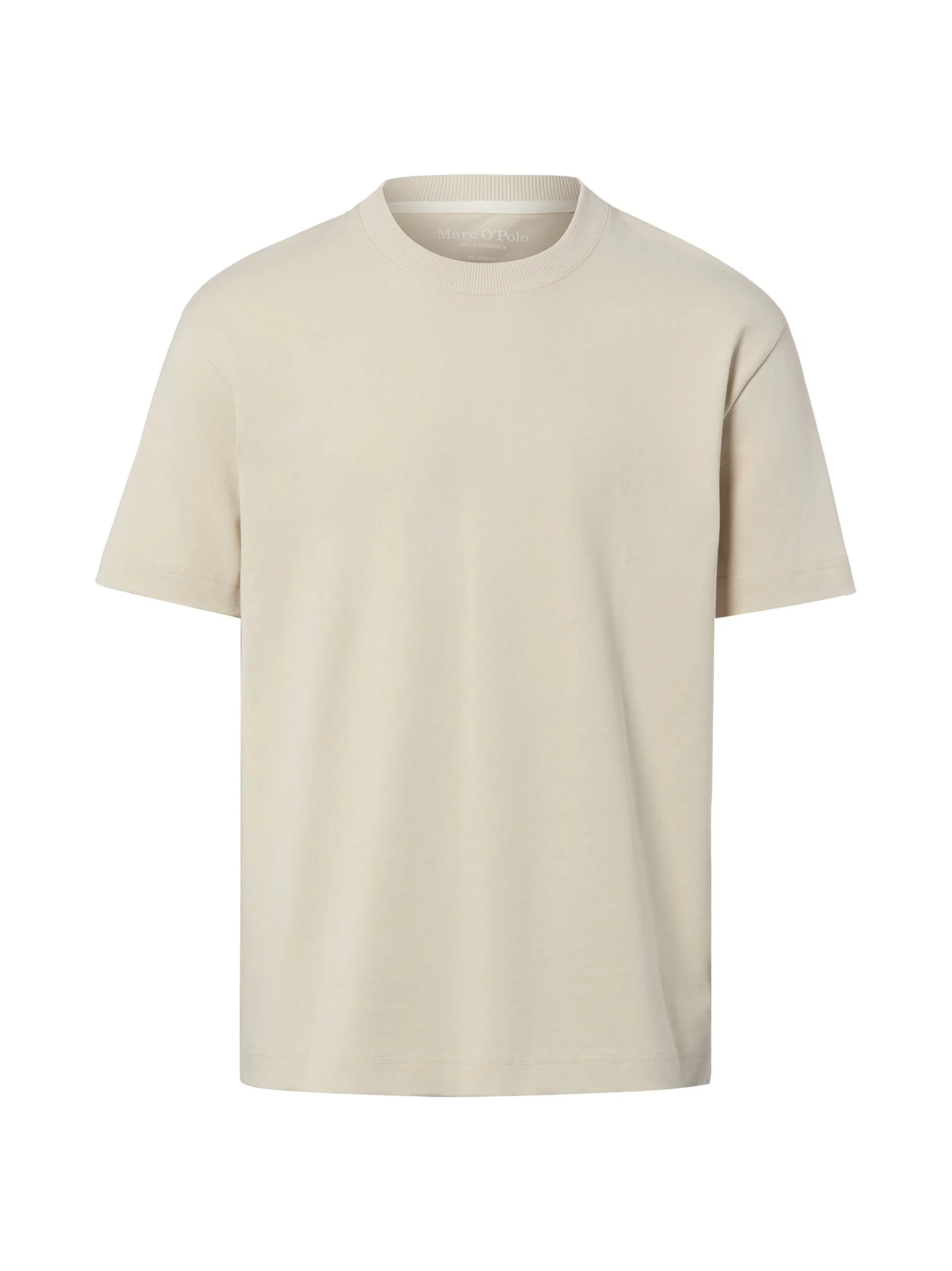 Marc O'Polo Herren T-Shirt in beige - Ärmel: kurzarm
