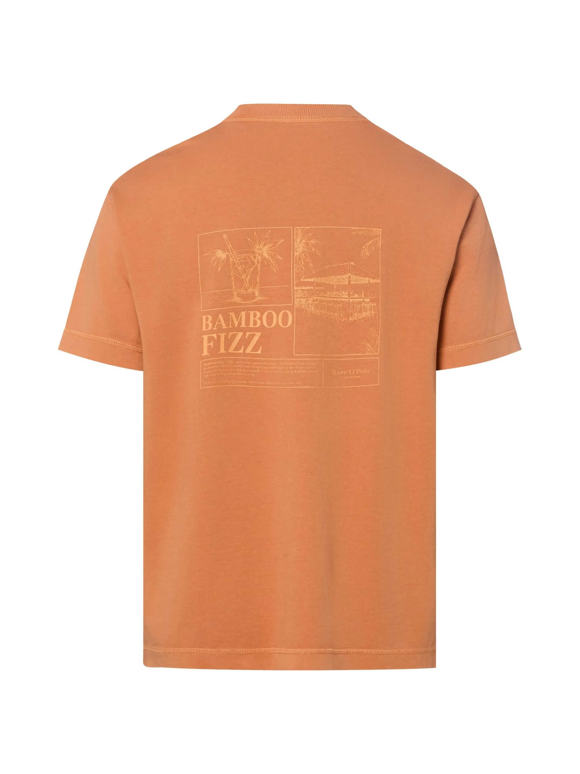 Marc O'Polo Herren T-Shirt in terra - Ärmel: kurzarm