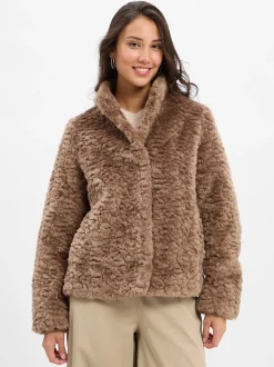 Marie Lund Übergangsjacke in taupe