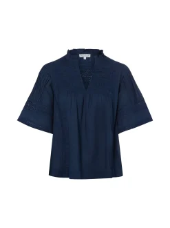 Marie Lund Collection Damen Bluse in blau