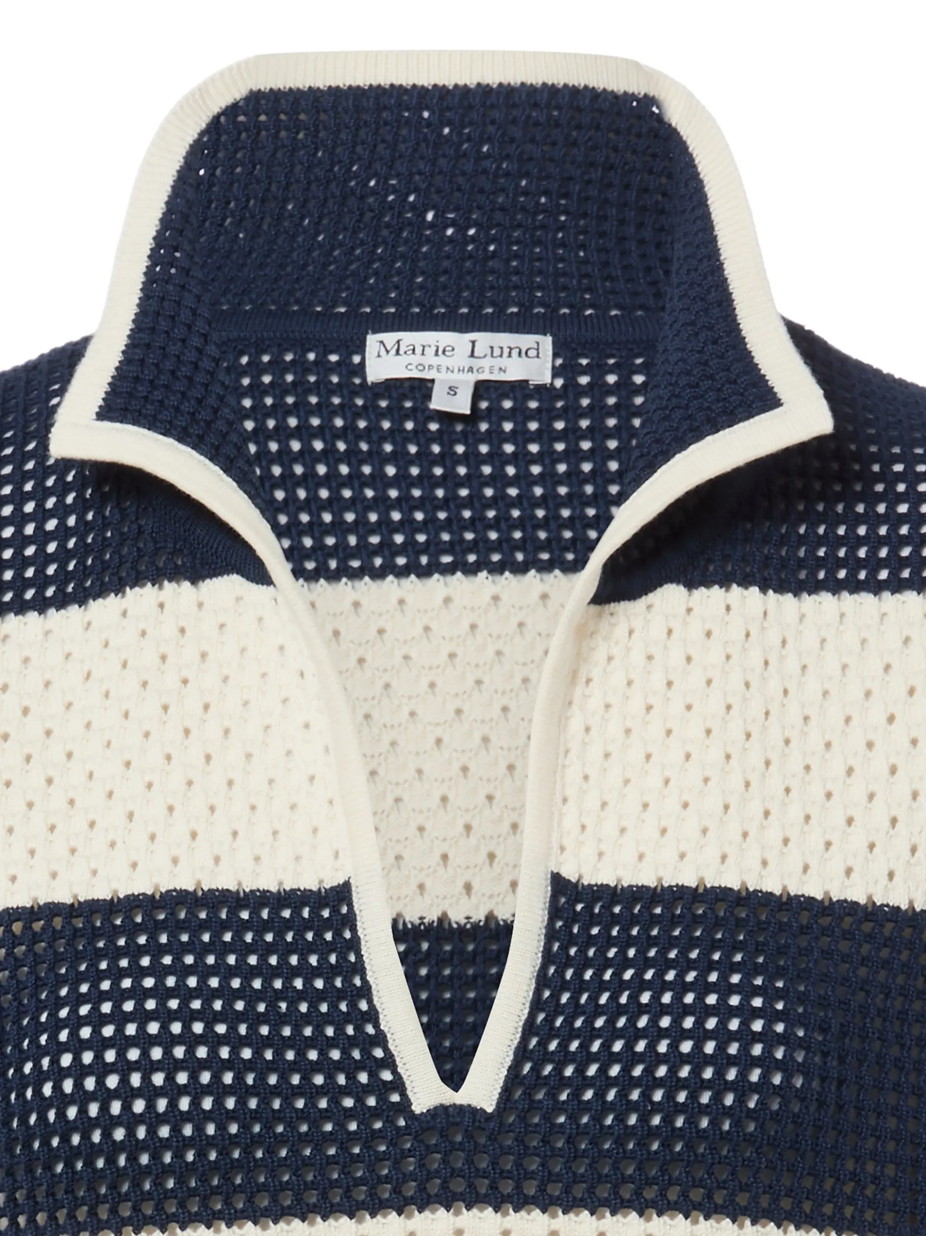 Marie Lund Collection Damen Strickshirt in marine