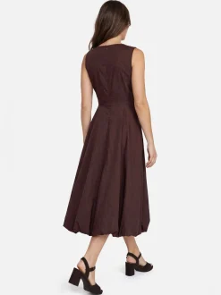 Marie Lund Damen Abendkleid in schoko - Ärmel: ohne Arm
