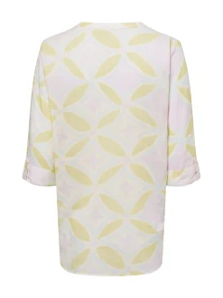 Marie Lund Damen Bluse in vanille mehrfarbig