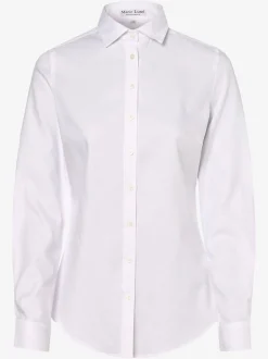 Marie Lund Damen Bluse in weiß - Ärmel: langarm