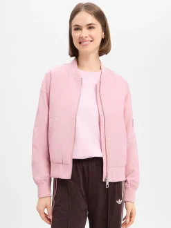 Marie Lund Damen Bomberjacke in rosa