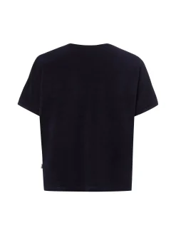 Marie Lund Damen Frottee-Shirt in marine