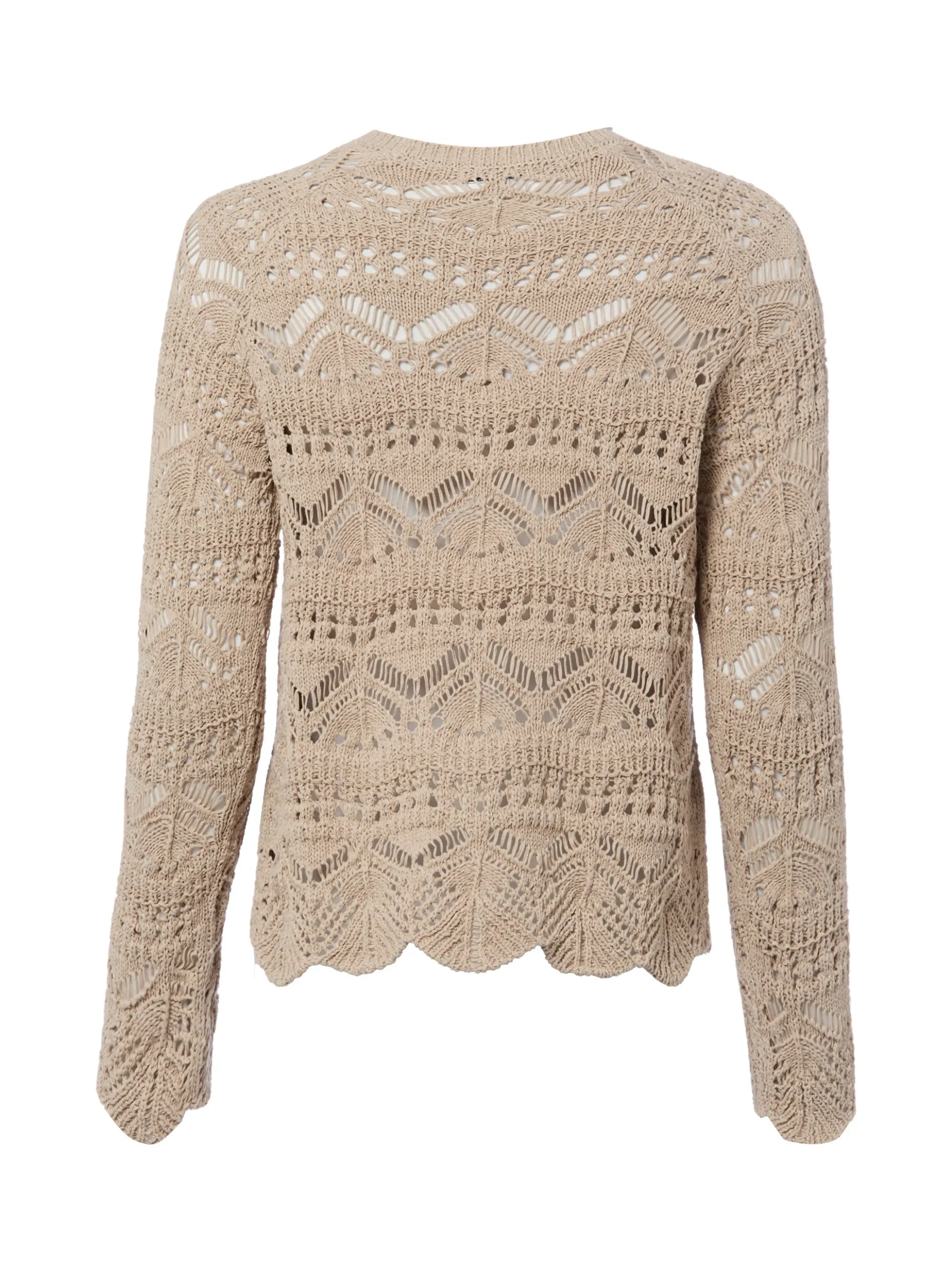Marie Lund Damen Grobstrickpullover in melange