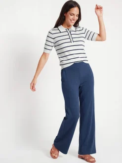 Marie Lund Damen Hose in indigo