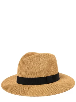 Marie Lund Damen Hut in camel