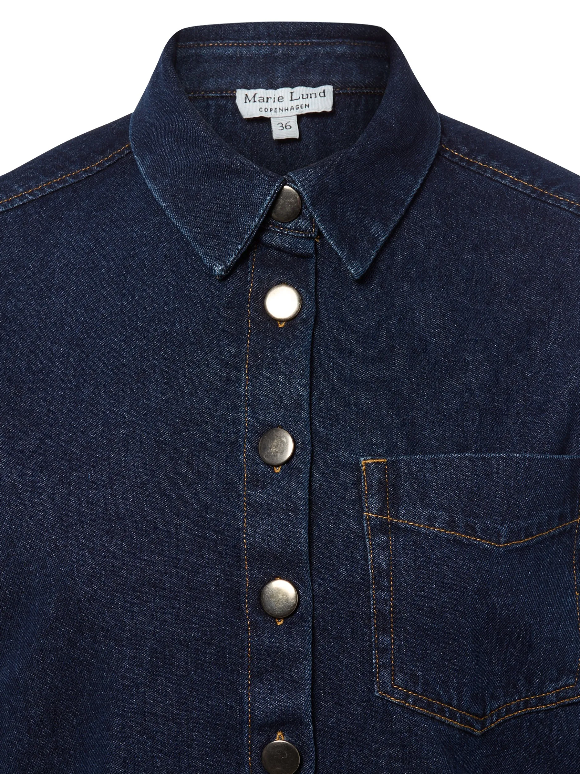Marie Lund Damen Jeansbluse - Birgit in denim