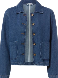 Marie Lund Damen Jeansjacke in medium stone