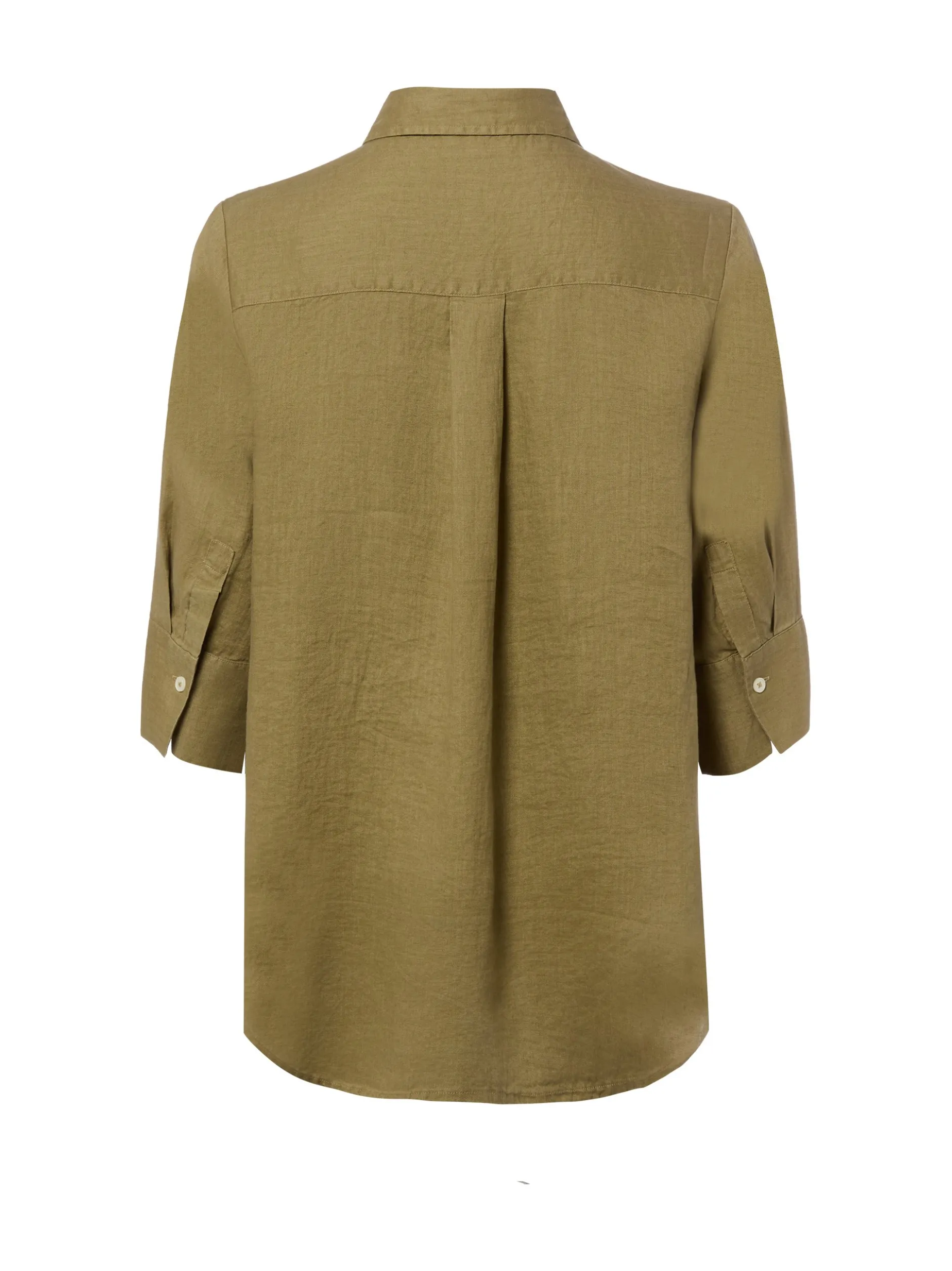 Marie Lund Damen Leinenbluse - Rihab in oliv