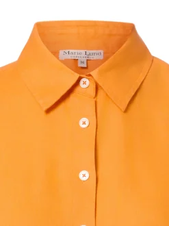 Marie Lund Damen Leinenbluse - Rihab in orange