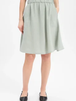 Marie Lund Damen Minirock aus Leinen in mint
