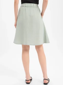 Marie Lund Damen Minirock aus Leinen in mint