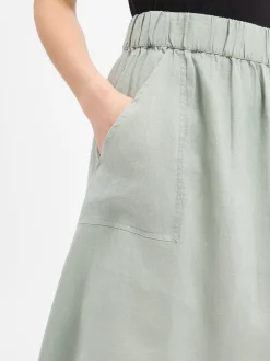 Marie Lund Damen Minirock aus Leinen in mint