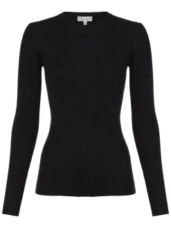 Marie Lund Damen Pullover in marine - Ärmel: langarm