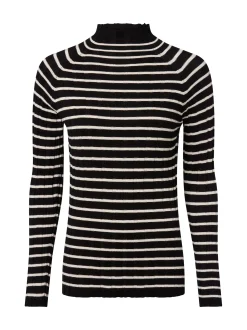 Marie Lund Damen Pullover in schwarz kitt