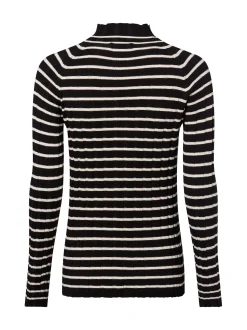 Marie Lund Damen Pullover in schwarz kitt