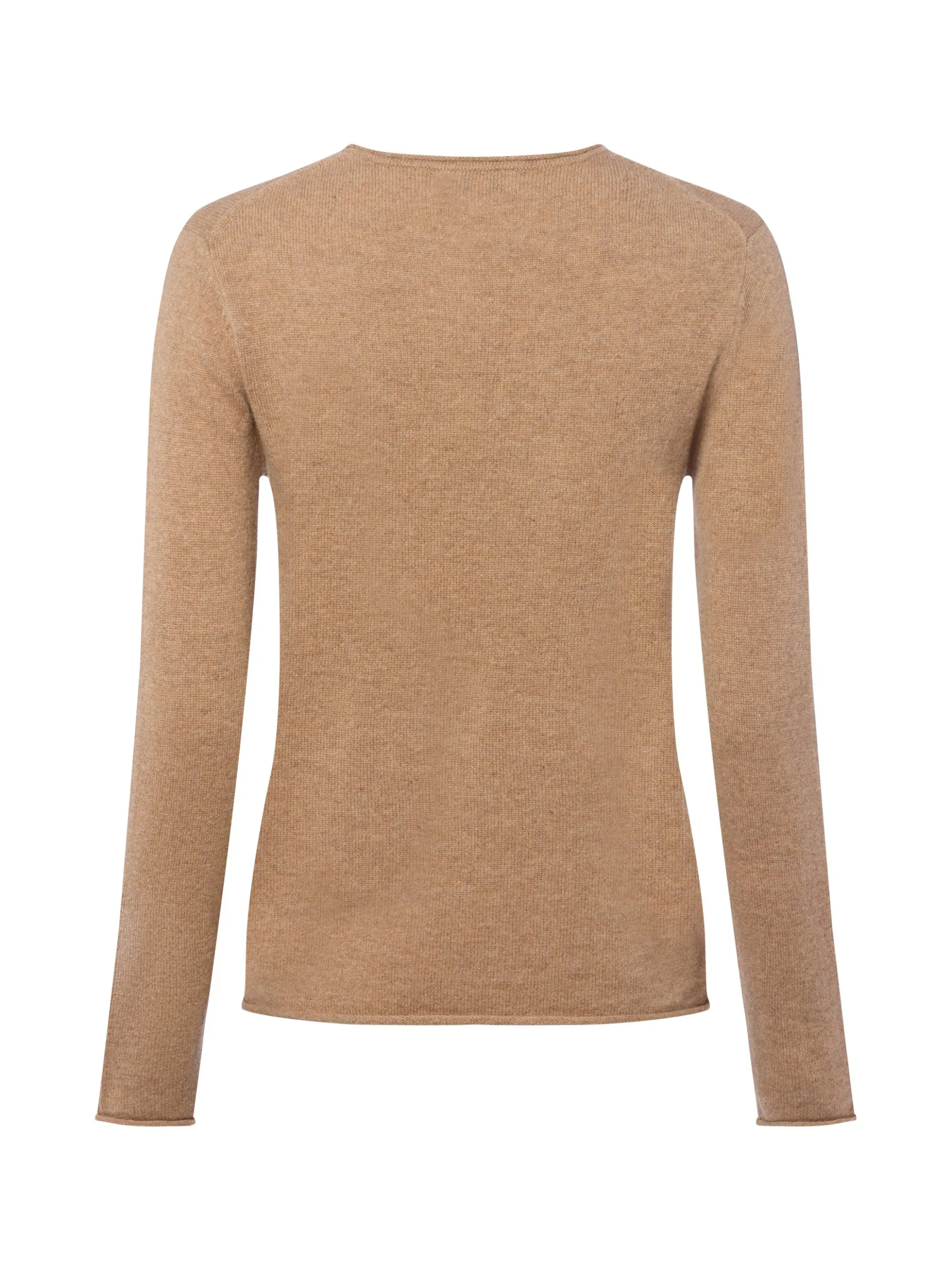Marie Lund Damen Pure Cashmere Pullover in camel