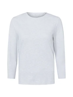 Marie Lund Damen Shirt in hellgrau - Ärmel: 3/4 Arm
