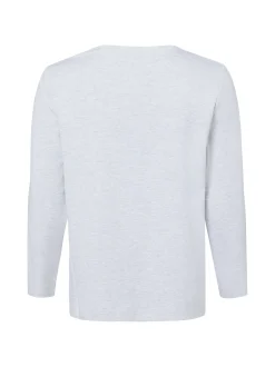 Marie Lund Damen Shirt in hellgrau - Ärmel: 3/4 Arm
