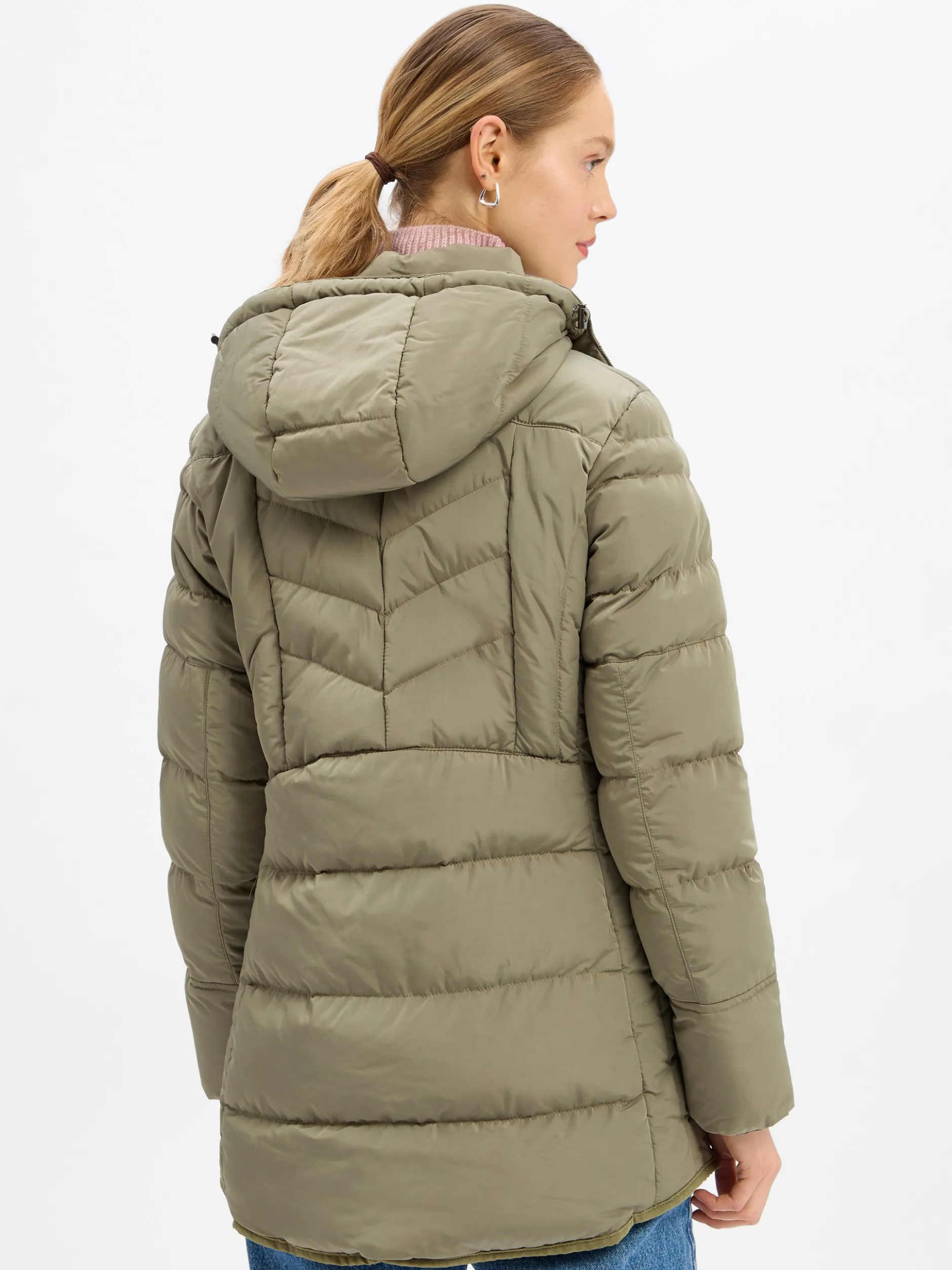Marie Lund Damen Steppjacke in lind