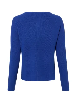 Marie Lund Damen Strickjacke in indigo - Ärmel: langarm