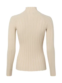 Marie Lund Damen Strick-Langarmshirt in beige